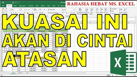 Cara Cepat Menghitung Gaji Pegawai Dengan Rumus Vlookup Excel || Trik Bekerja Cepat Dengan Excel