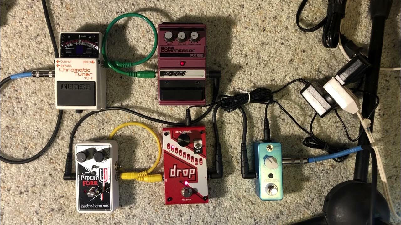 Comparing ElectroHarmonix Pitch Fork, Digitech Drop, and Mooer Pitch Box for Bass Players (part