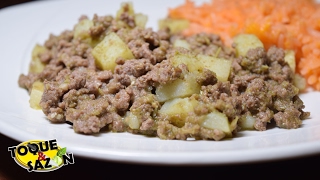 Como hacer Picadillo en salsa verde | fácil y práctico (Toque y Sazón)