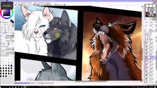 Warriors:  The Curse -fanfic cover speedpaint-