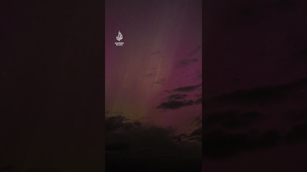 بسبب العواصف القوية غير المعتادة التي ضربت الشمس، أضاءت ظاهرة الشفق القطبي سماء أوروبا والولايات المتحدة.
