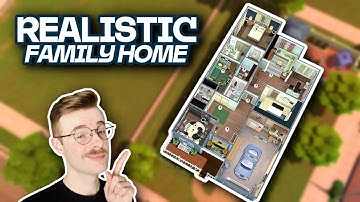 building a REALISTIC Newcrest family home in The Sims 4 🏠
