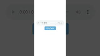 Audio Player using HTML & CSS | programming 😎#shorts #youtubeshorts #viral