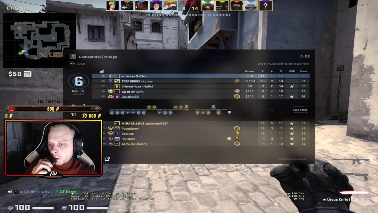 🟩FACEIT 4300ELO 🟩покажу/расскажу/накажу