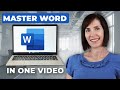 The EASIEST Word Tutorial for Awesome Documents