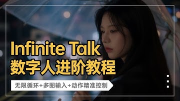 Ai数字人40-Infinite Talk进阶教程，无限循环+多图输入+动作精准控制，王炸辅助节点MultiImage及搭建思路讲解-T8 Comfyui教程