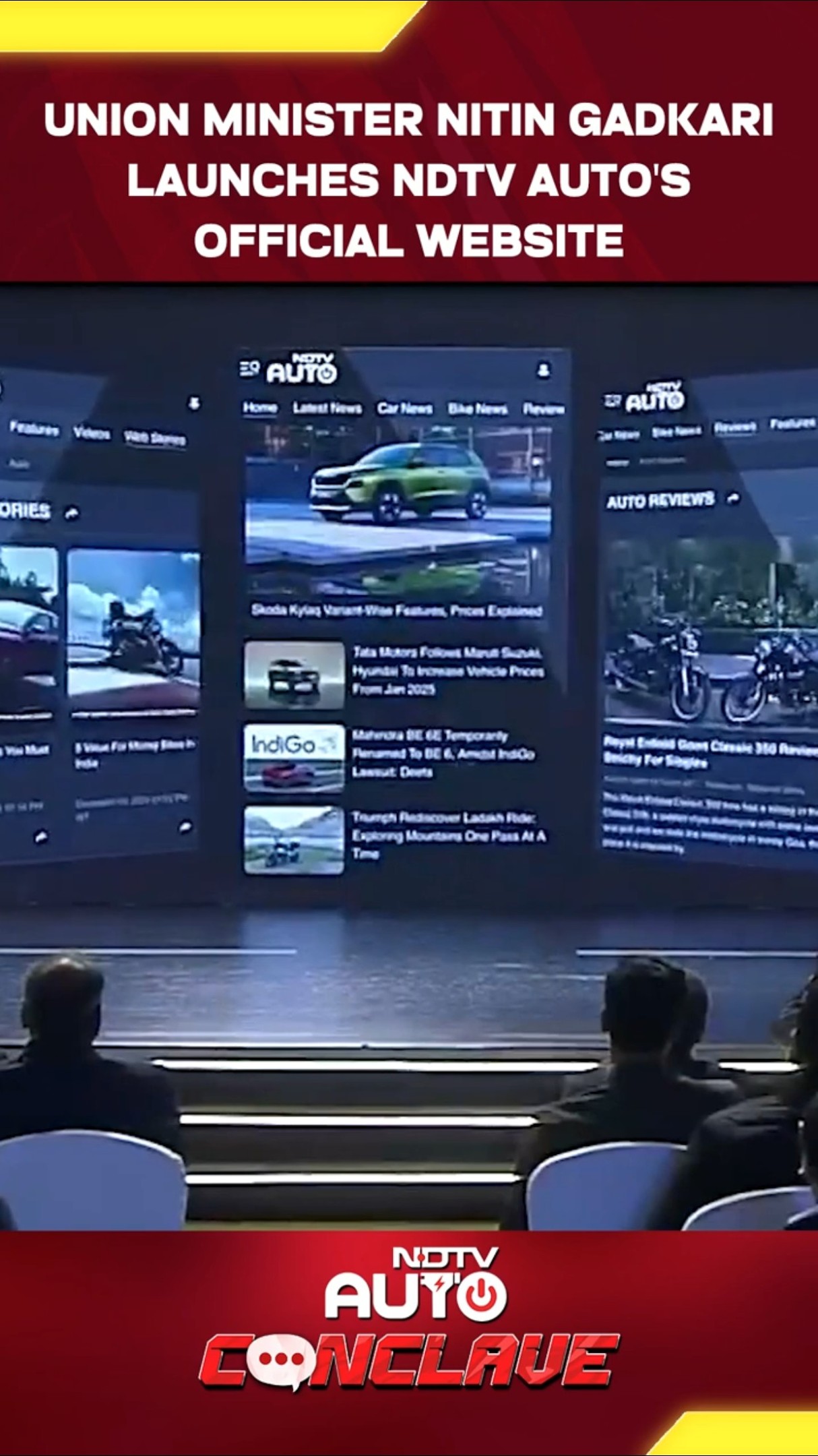 NDTV Auto Conclave | Union Minister Nitin Gadkari Launches NDTV Auto's Official Website