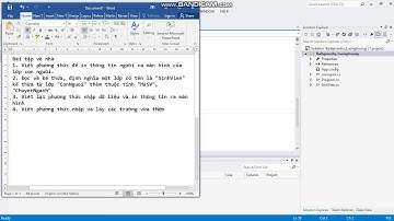 Bài tập c# cơ bản