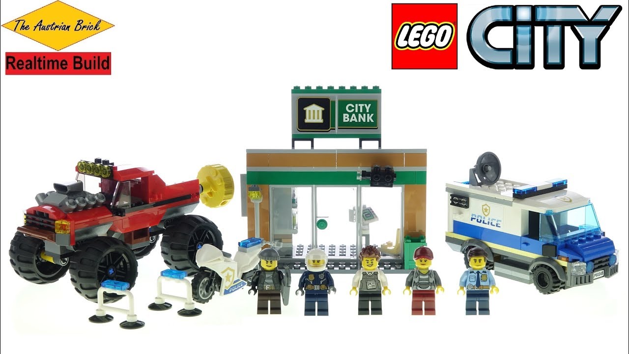 LEGO Realtime Build LEGO City 60245 Police Monster Truck Heist