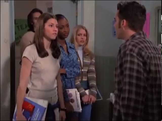 7th Heaven S01E16 - Mary's revenge after Michael Towner sexually harassed her class=