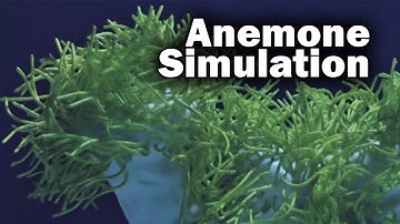 3D Sea Anemone Simulation