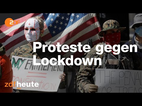 Lockdown in den USA: Demonstranten gehen gegen Ärzte