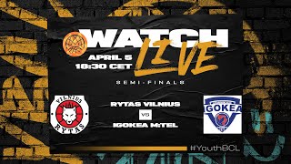 Semi-Finals: Rytas Vilnius v Igokea m:tel | Full Basketball Game | #YouthBCL 2024
