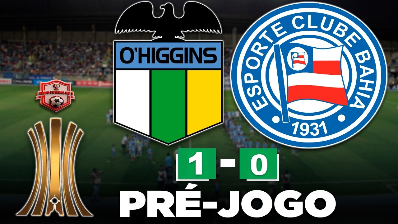 Bahia domina e perde para o O'Higgins pelo jogo de ida da fase ...
