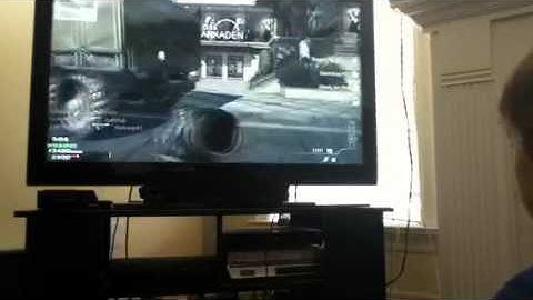 Mw3 gameplay with the msr