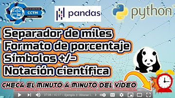 🐼 ¿Cómo dar formato a los números en un dataframe? | Separador de miles, %, Notación científica