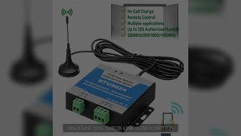 RTU5024 GSM Gate Opener Relay Switch Wireless Remote Control Door Access Long Antenna Free Call 850/