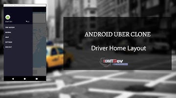 Android Uber Clone - Part 21   Design Driver Home Layout
