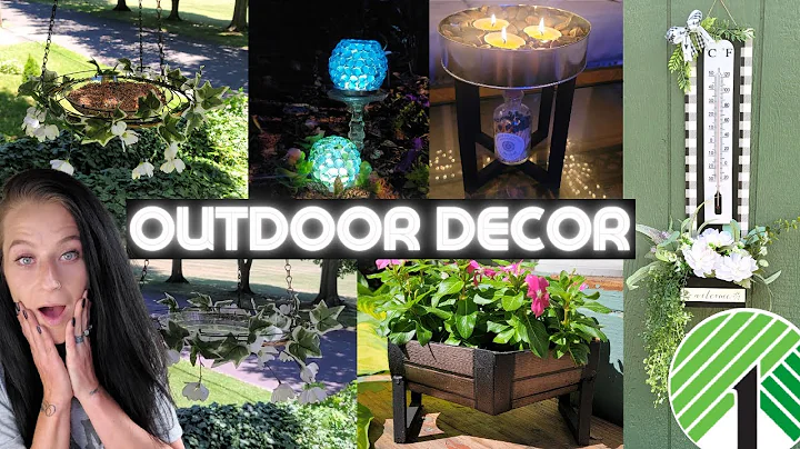 DIY DOLLAR TREE OUTDOOR DECOR | JAW DROPPING 😲 EASY DIY'S