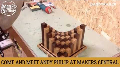 Amazing Handmade 3D Chess Board Made From Wood