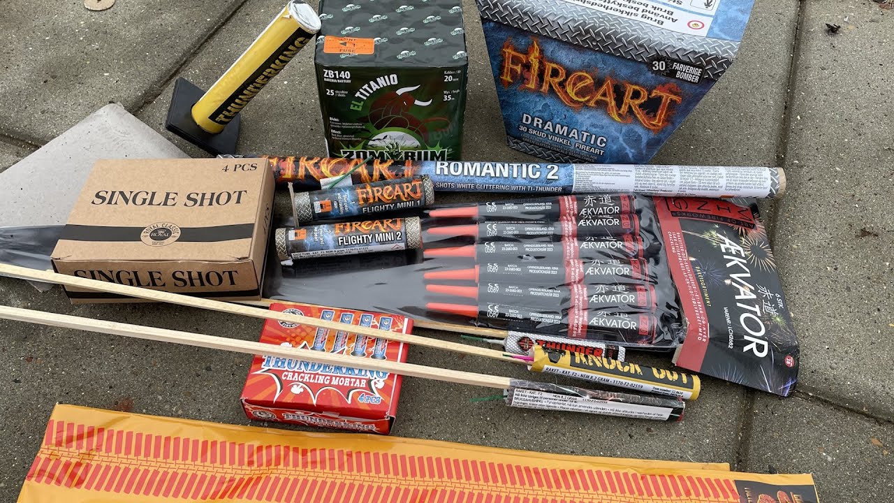 Fyrværkeri Hygge i Dagslys