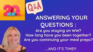 20K Q&A ANSWERS TO YOUR QUESTIONS ❓ | FAMILY, WORK, MENOPAUSE, WEIGHT LOSS | CONGRATULATIONS ??
