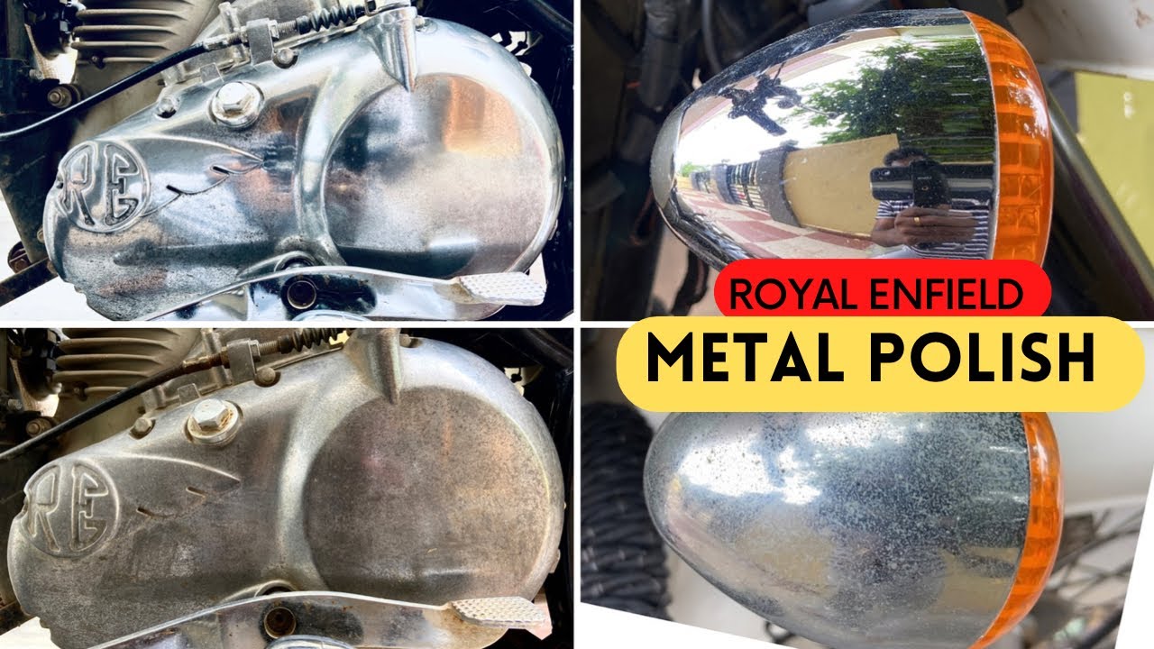 Autosol Metal Polish for Royal Enfield You can do like a Mirror YouTube
