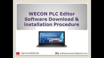 |WECON| PLC Editor V1.5.0 Software Download & installation |Procedure| |Tutorial| by @simautomation