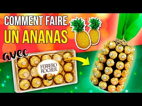 DIY d’ananas FAIT de CHOCOLAT et du VIN * DECOR DE Noël FACILE