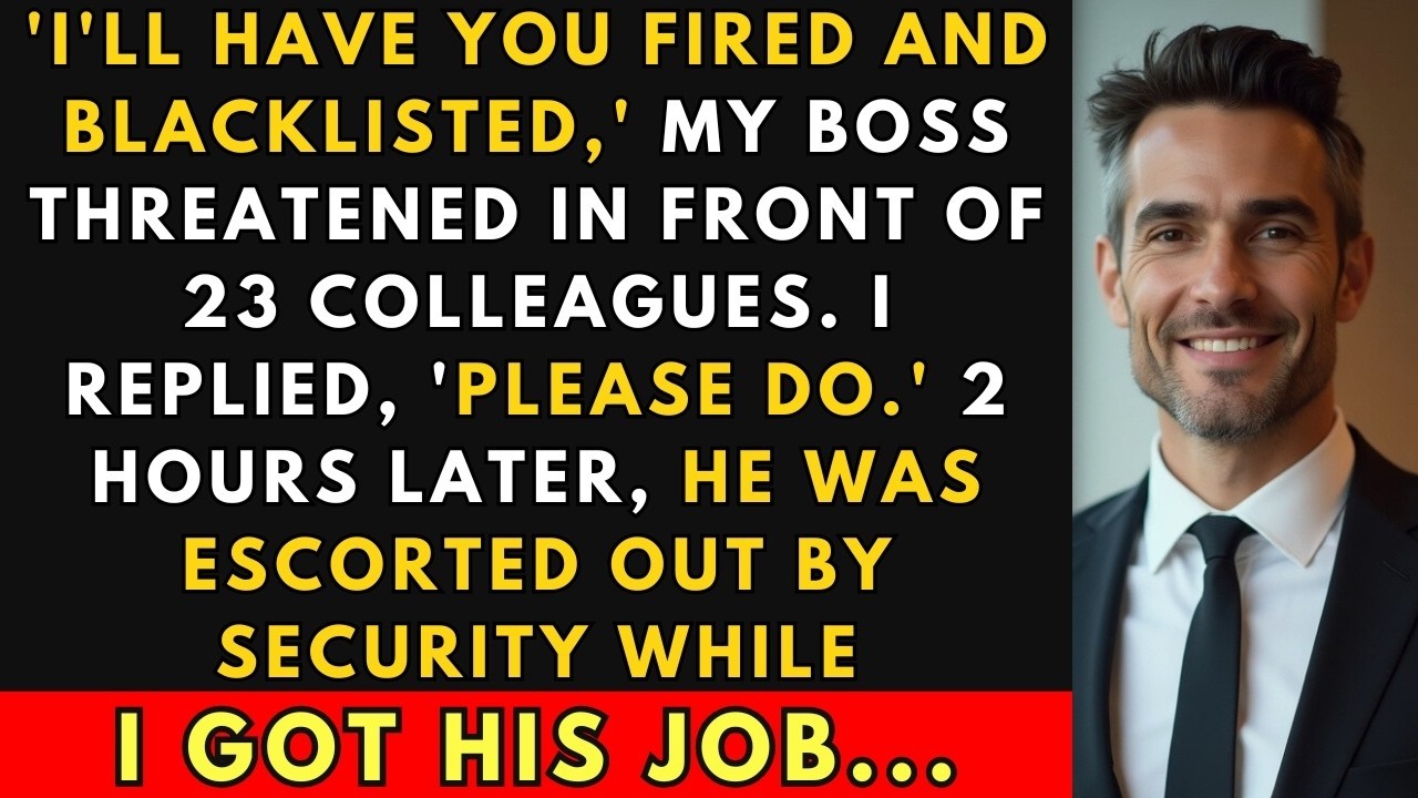 The Termination My Boss Threatened Became His Biggest Mistake | Office Revenge