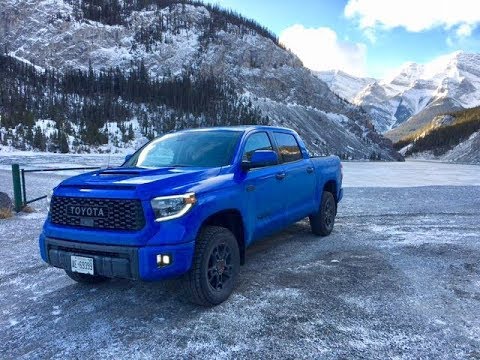 2019 Toyota Tundra TRD Pro in Voodoo Blue - Full Exterior and Interior Tour - YouTube