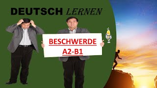 Themen der Briefe bei DTZ (A2-B1) und eine Beschwerde (2 Beispiele) schreiben