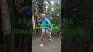 #1 double stick sinawali basic slowly