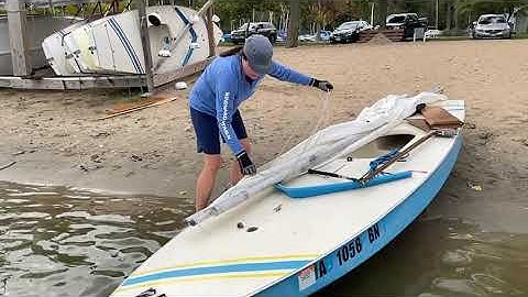 Sunfish Rigging Part 1: Mast and Sail