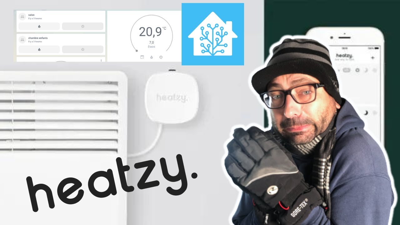 HEATZY - Objet Connecté - Programmateur/Thermostat Connecté et Intelligent  Filaire - Pour choisir à distance le mode de chauffe de vos radiateurs :  : Bricolage