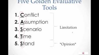 Evaluation Workshop - 5 Golden Techniques to Evaluate Your A Level Econs Essay