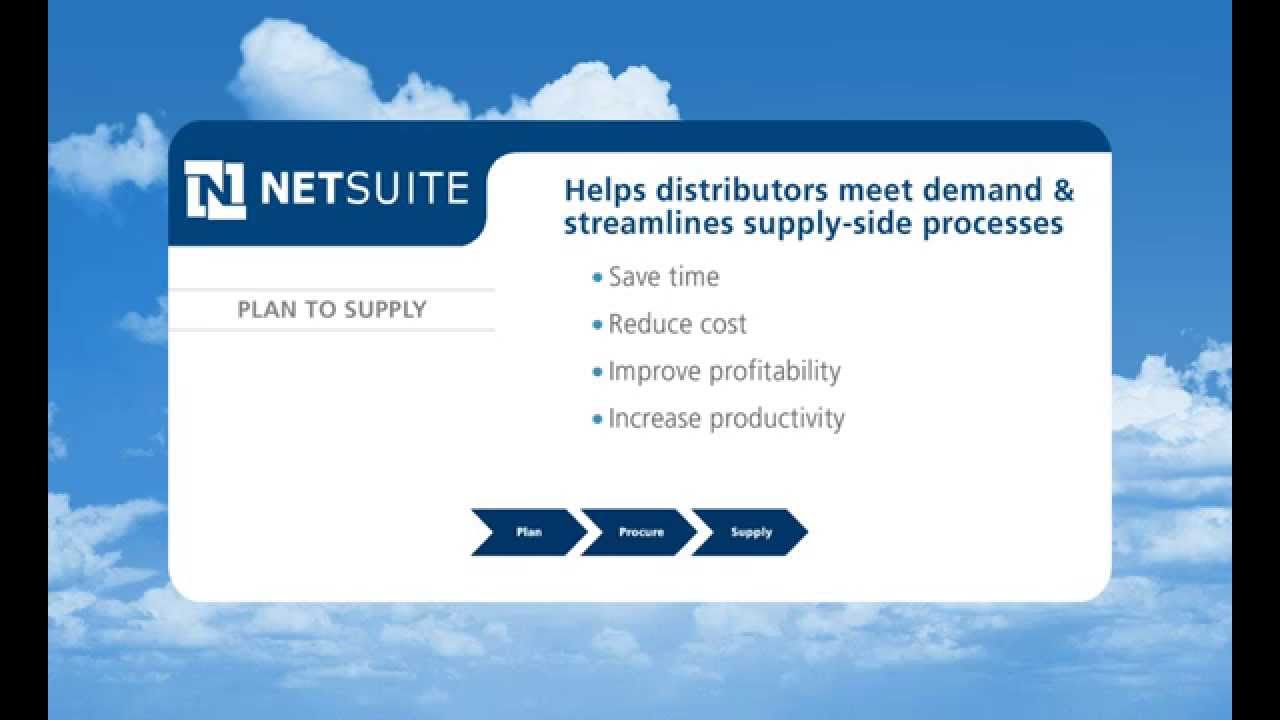 NetSuite for Wholesale Distribution Plan to Supply YouTube