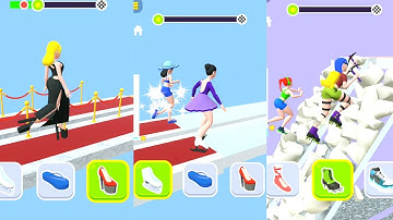 👢Shoe Race🏃| Max All Levels Gameplay Walkthrough Android iOS | New Game | All Trailer Mobile Game