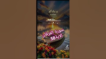 سورة الفرقان #دويتو #فولو #لايك #دعاءمستجاب #duet #اسلام #حالات_واتس #اسلاميات # قران#quran