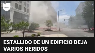 Explosión de un edificio en Ohio deja al menos un muerto y varios heridos