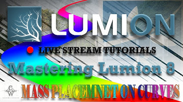 🔴Lumion 8 Mass Placement on Curves | Lumion Live Stream Tutorials