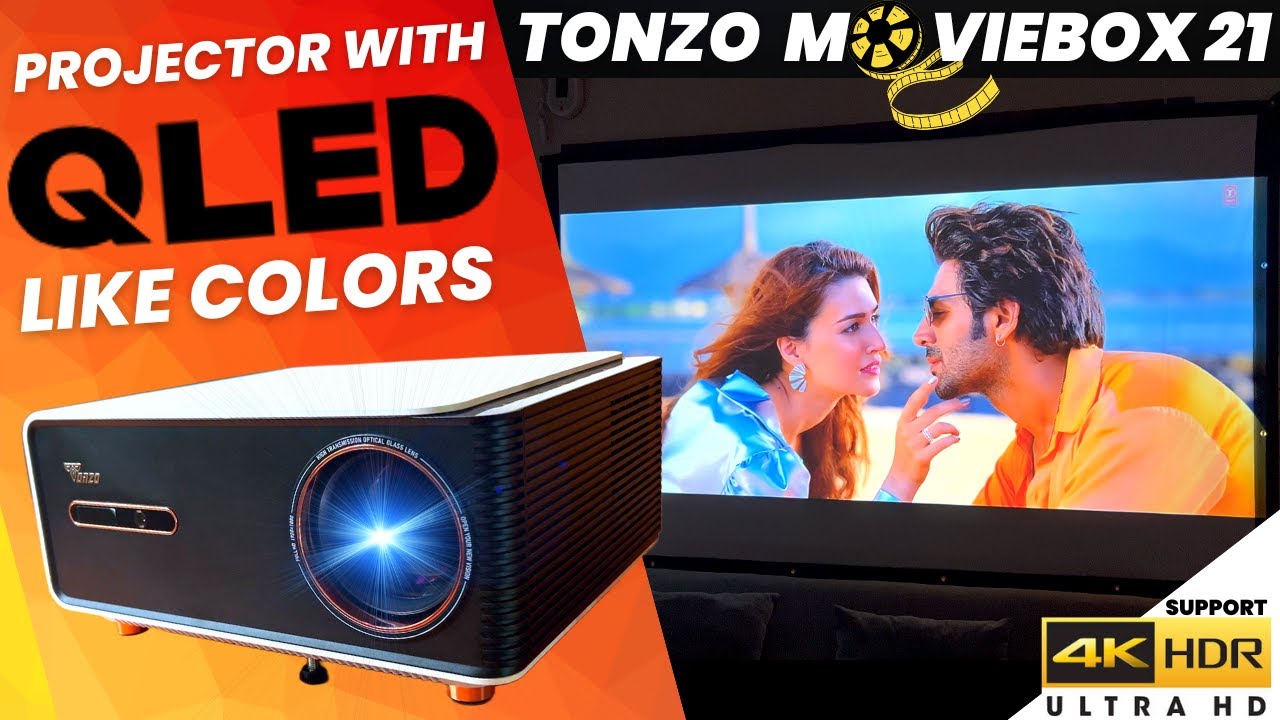 The Best Budget Projector With QLED-like Colours⚡️Supports 4K