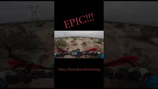 What a great day! Vince and Korn Dawg ripping dual sports!