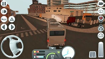 Coach Bus Simulator #4 - Android IOS gameplay