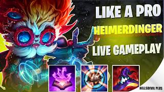 How To Play Heimerdinger Like A PRO! - Wild Rift HellsDevil Plus Gameplay