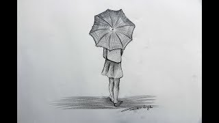 How To Draw Realistic Rain - Drawing Hub