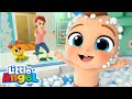 Be Safe During Bath Time Song | Little Angel Kids Songs &amp; Nursery Rhymes