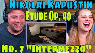 reaction to Concert Etude Op. 40 No. 7 "Intermezzo" by Nikolai Kapustin | THE WOLF HUNTERZ REACTIONS