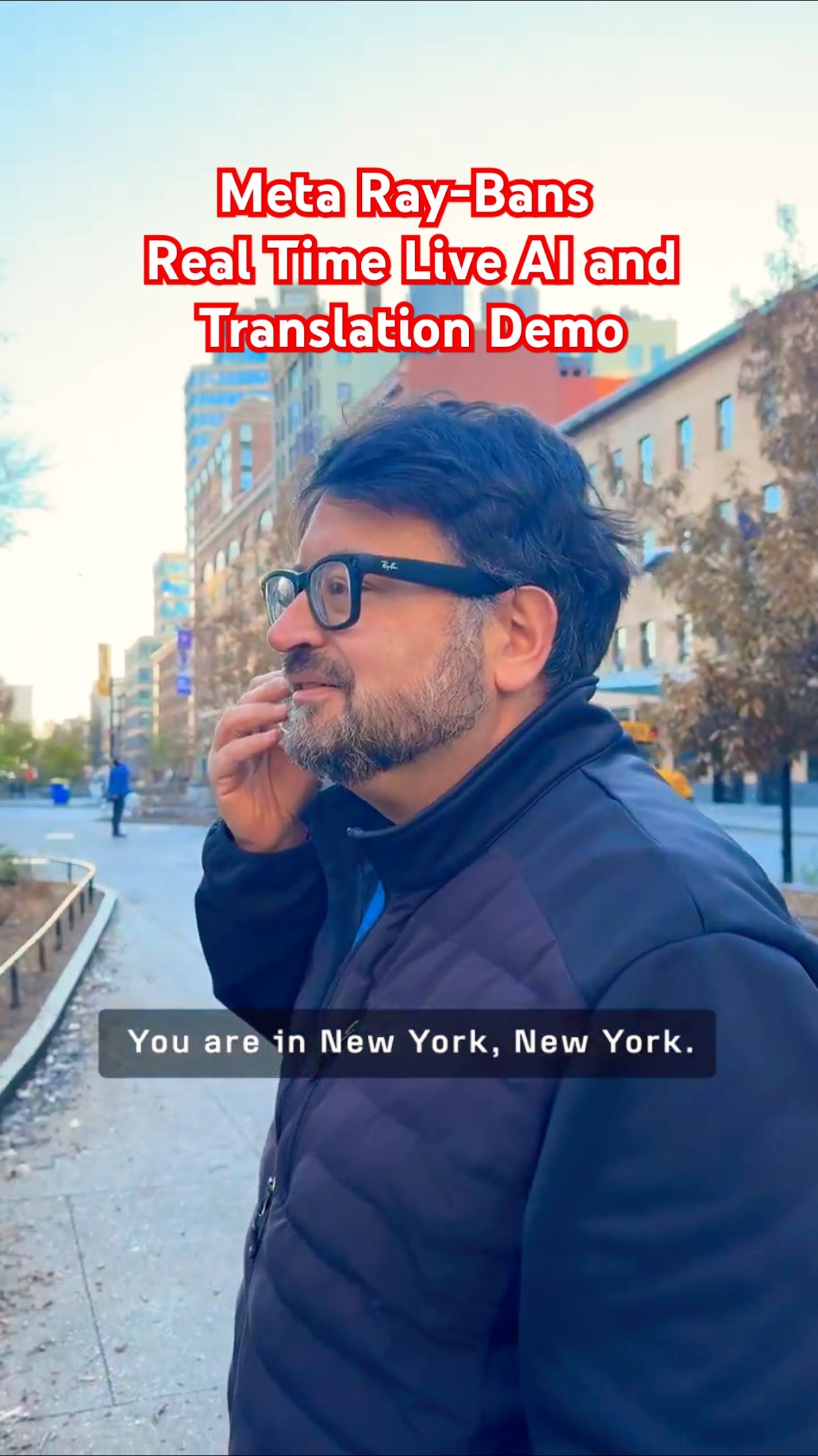 Meta Ray-Bans Real Time Live AI and Translation Demo