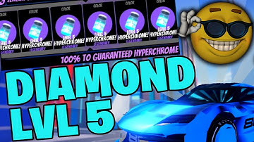 Getting a FULLY GRINDED Hyperdiamond Lvl5 | Roblox Jailbreak